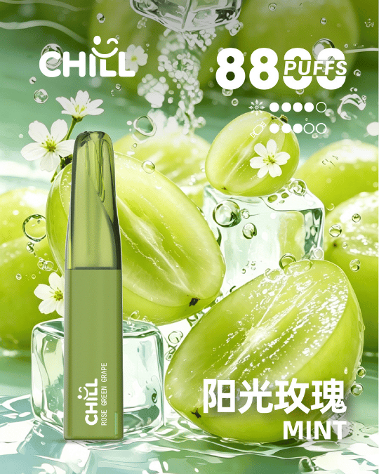 2026CHILL拋棄式8800口一次性電子煙|8ml大容量×長效口感×可充電|熱門爆款限時活動買6支送1支:圖片 5
