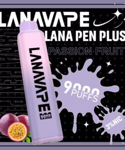 LANA Pen Plus 9000口發光一次性拋棄式電子煙百香果口味開箱,小七電子煙現貨供應,還原真實果酸爆汁感搭配Mesh網芯與650mAh可充電式Type-C,拒絕死甜大口數潮流口糧指南