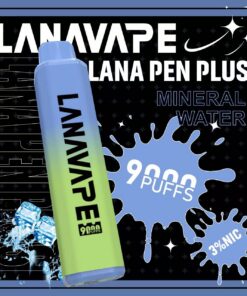 LANA Pen Plus 9000口發光一次性拋棄式電子煙冰礦泉口味開箱,小七電子煙現貨供應,極地冷萃無糖純涼感搭配Mesh網芯與650mAh可充電式Type-C,物理醒腦大口數潮流口糧指南