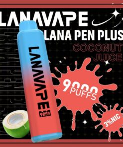 LANA Pen Plus 9000口發光一次性拋棄式電子煙椰子水口味開箱,小七電子煙現貨供應,還原現剖椰水清透感搭配Mesh網芯與650mAh可充電式Type-C,生津去膩大口數潮流口糧指南